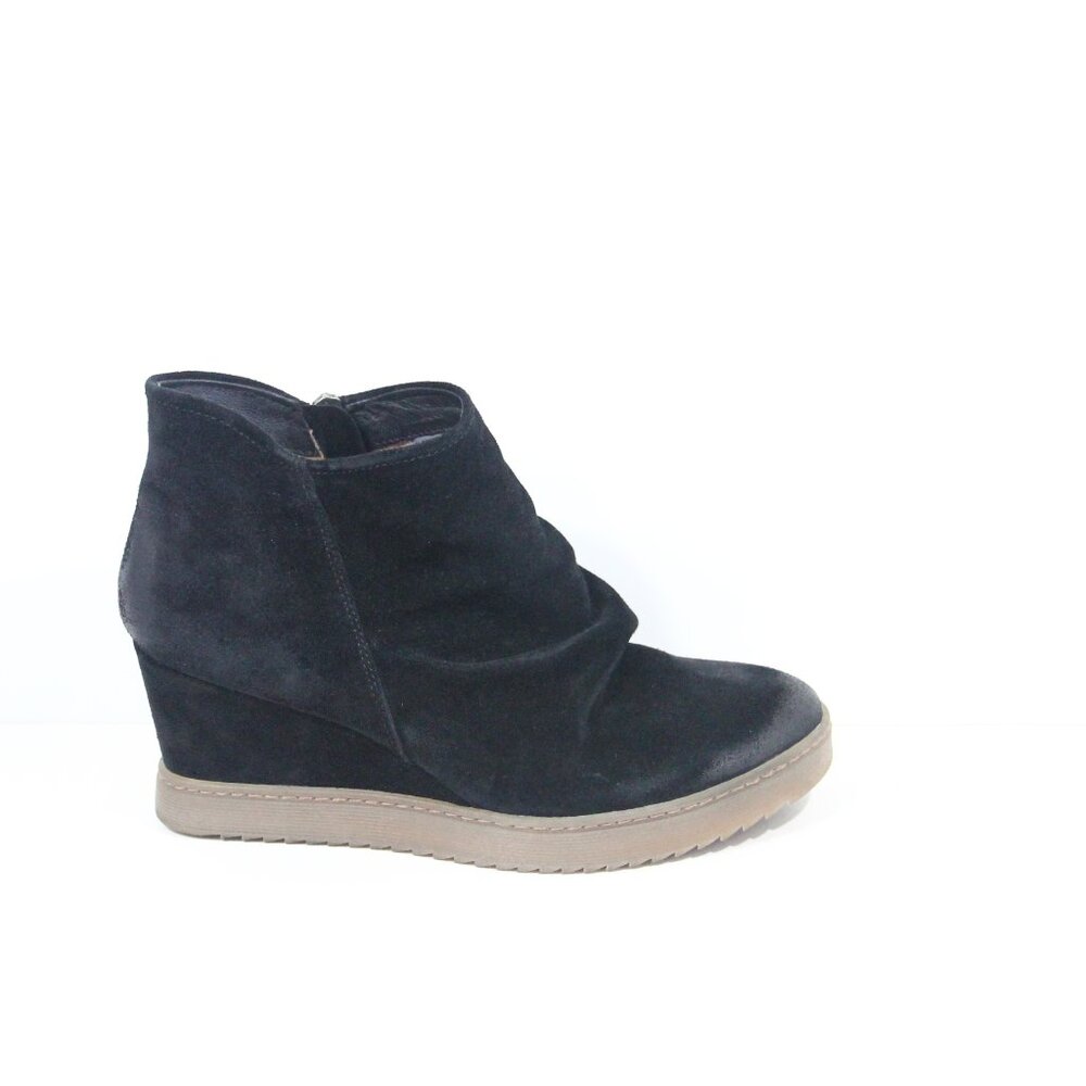 Sofft Siri Wedge Boots sz 11 Women Black Ankle Bootie Waterproof Shoes